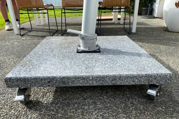 best premium cantilever umbrella granite base